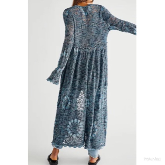 FREE PEOPLE Sea Spirit Long Cardigan - Picture 3 of 9